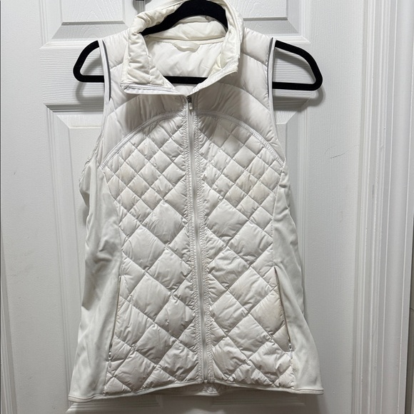 Lululemon Women's Quilted White Vest - Picture 1 of 11
